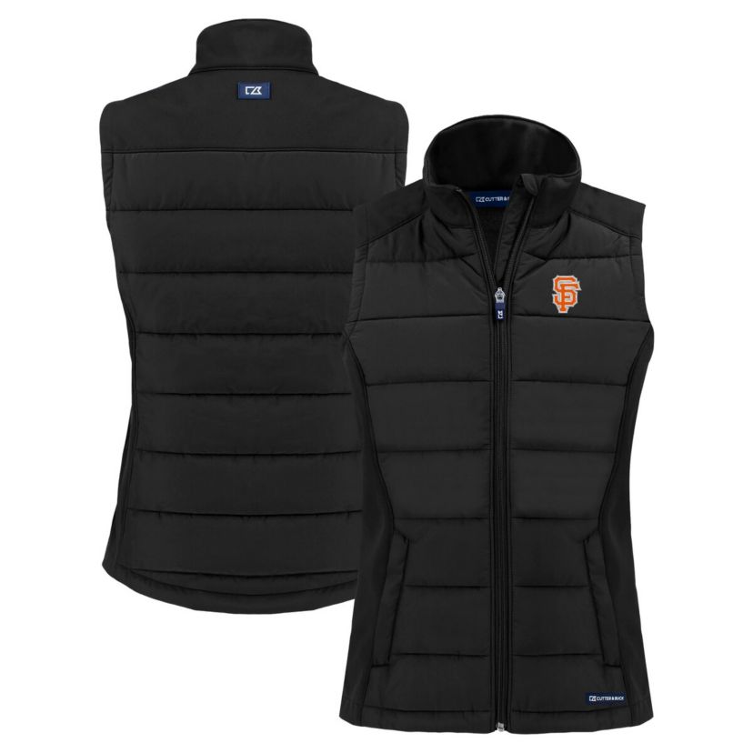 MLB San Francisco Giants City Connect Evoke Hybrid Eco Softshell Recycled Full-Zip Vest