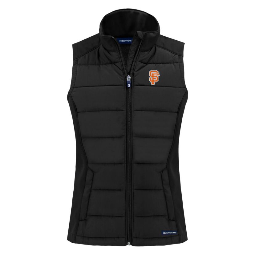MLB San Francisco Giants City Connect Evoke Hybrid Eco Softshell Recycled Full-Zip Vest