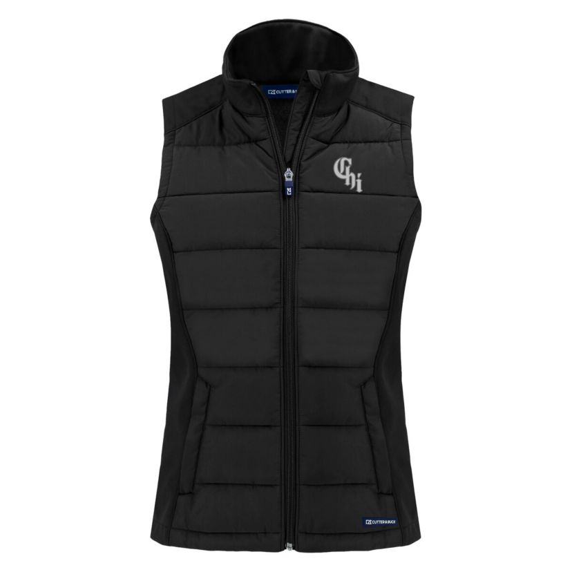 Chicago White Sox MLB Chicago Sox City Connect Evoke Hybrid Eco Softshell Recycled Full-Zip Vest