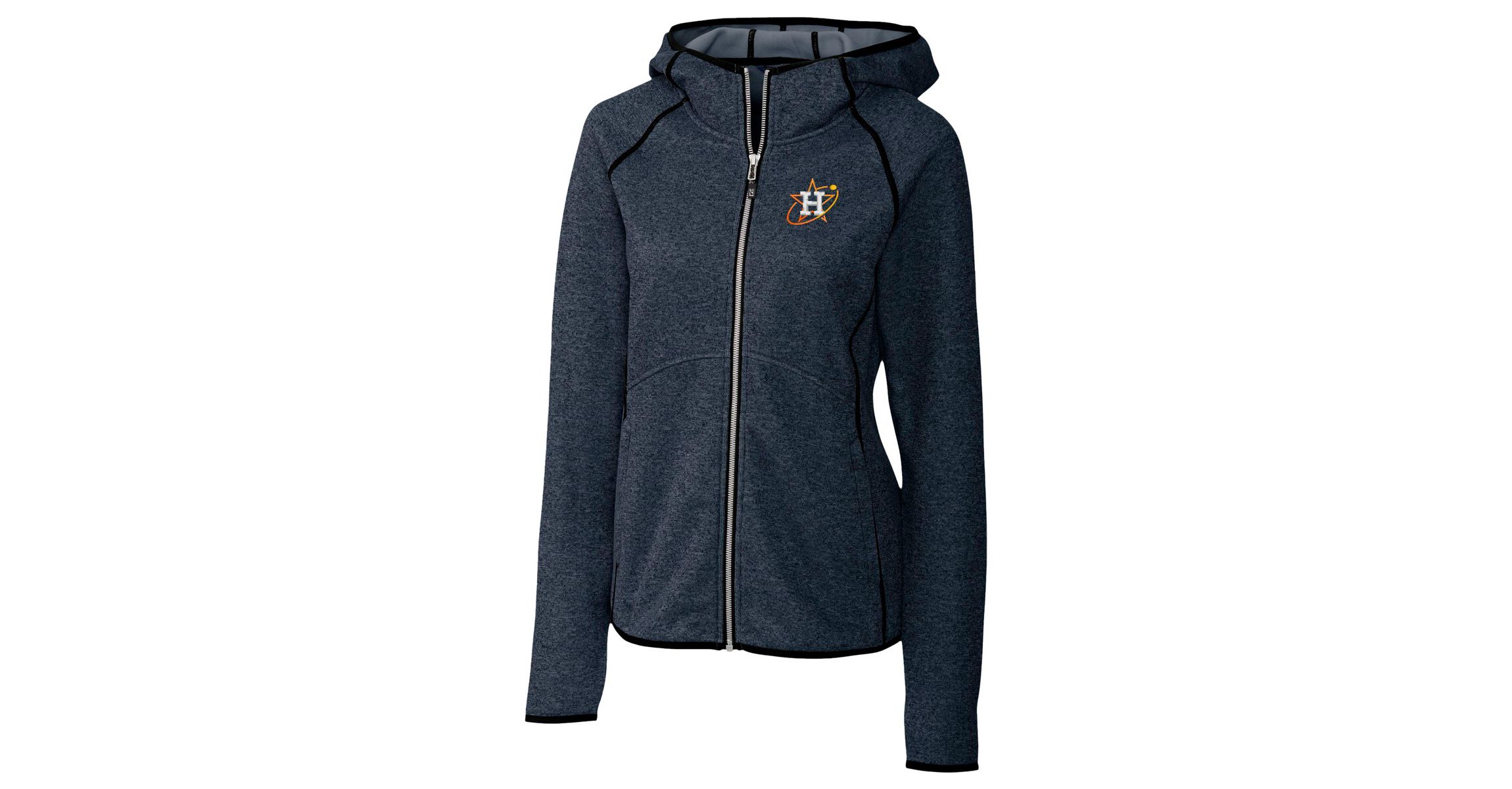 MLB Heather Houston Astros City Connect Mainsail Full-Zip Hooded Jacket