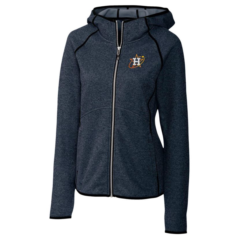 MLB Heather Houston Astros City Connect Mainsail Full-Zip Hooded Jacket