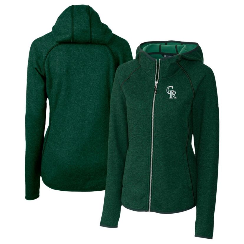 MLB Heather Colorado Rockies City Connect Mainsail Full-Zip Hooded Jacket