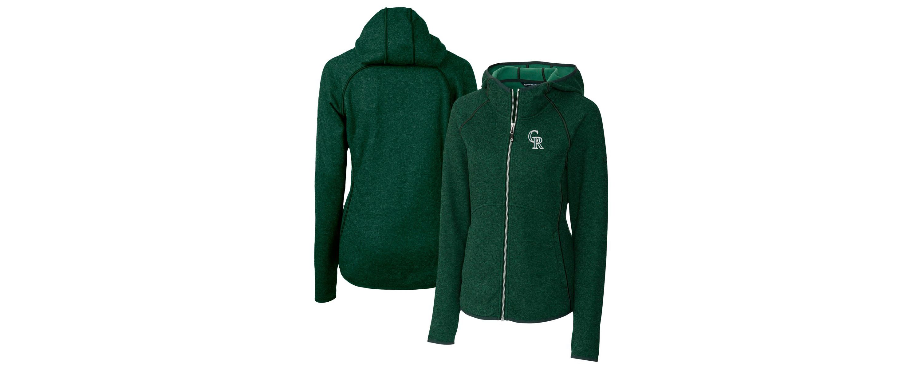 MLB Heather Colorado Rockies City Connect Mainsail Full-Zip Hooded Jacket