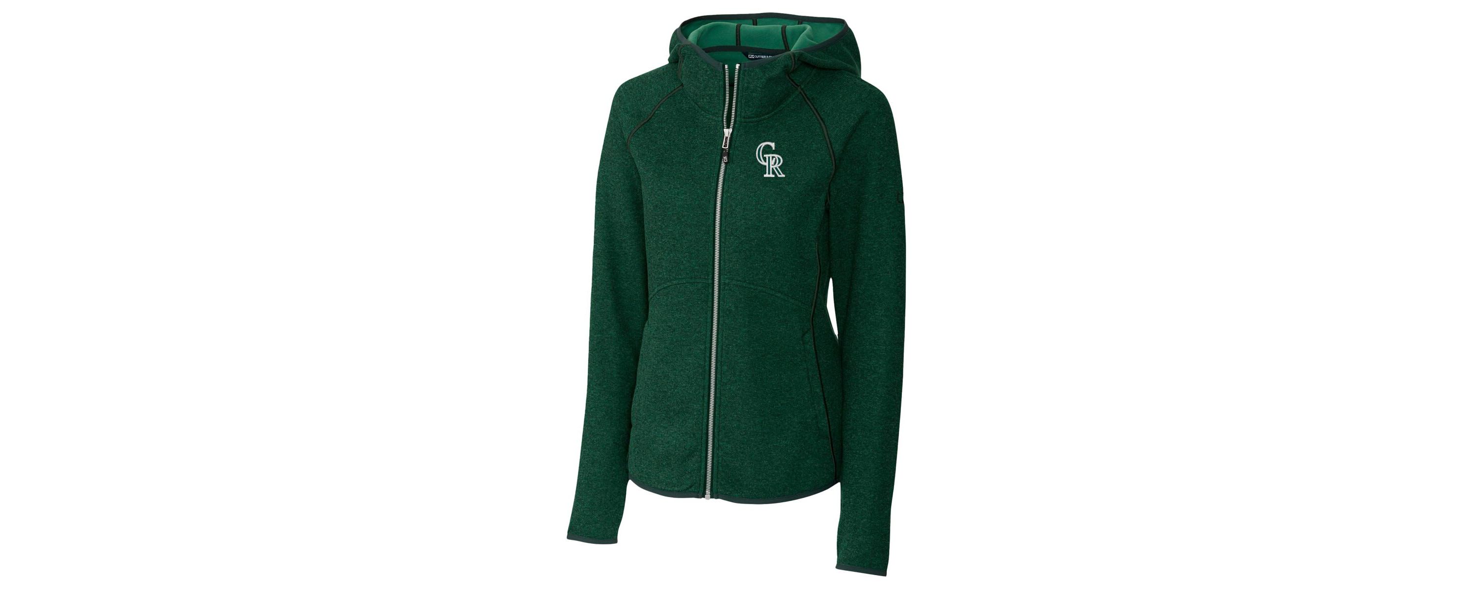 MLB Heather Colorado Rockies City Connect Mainsail Full-Zip Hooded Jacket