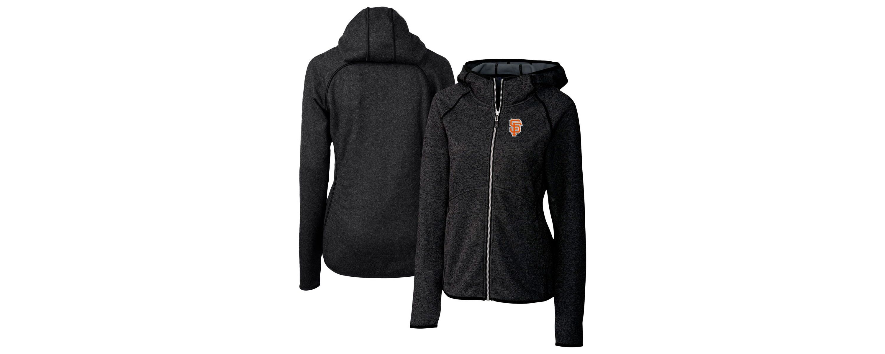 MLB Heather San Francisco Giants City Connect Mainsail Full-Zip Hooded Jacket