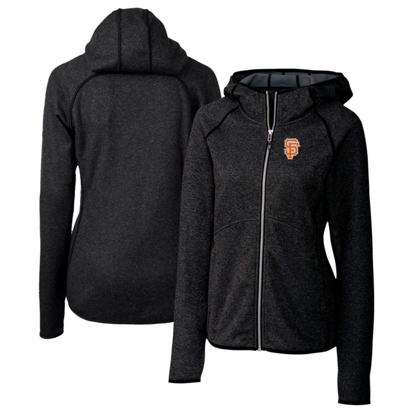 MLB Heather San Francisco Giants City Connect Mainsail Full-Zip Hooded Jacket