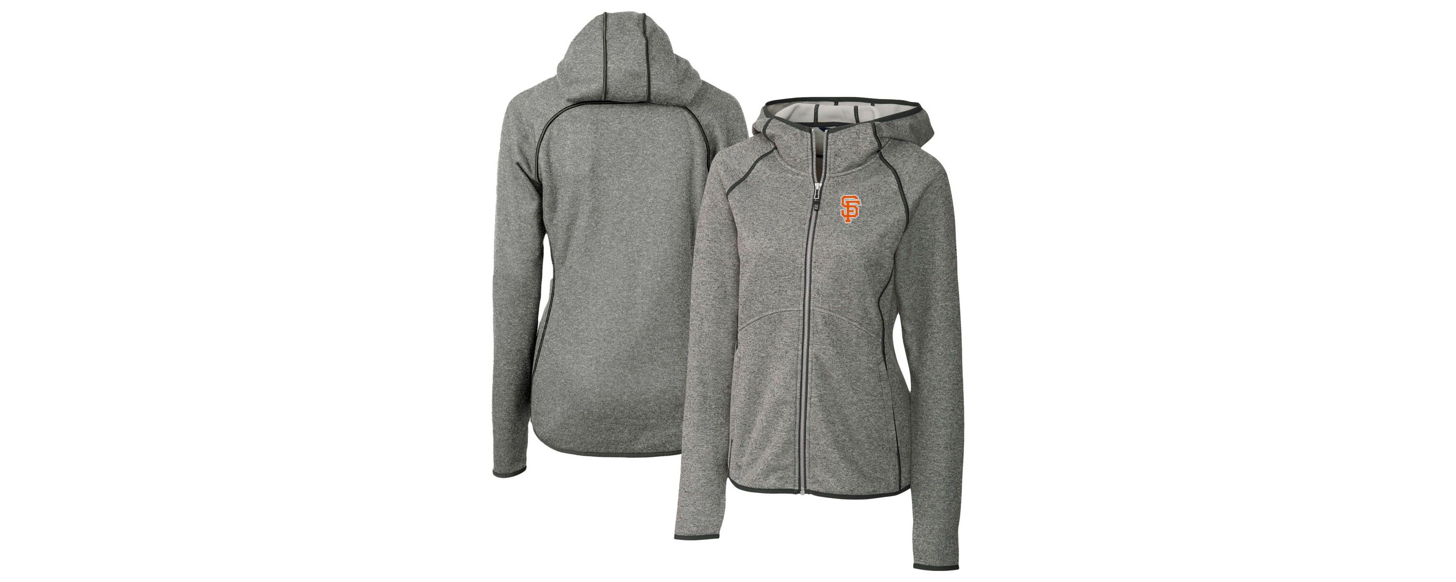 MLB Heather San Francisco Giants City Connect Mainsail Full-Zip Hooded Jacket