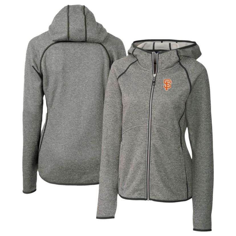 MLB Heather San Francisco Giants City Connect Mainsail Full-Zip Hooded Jacket