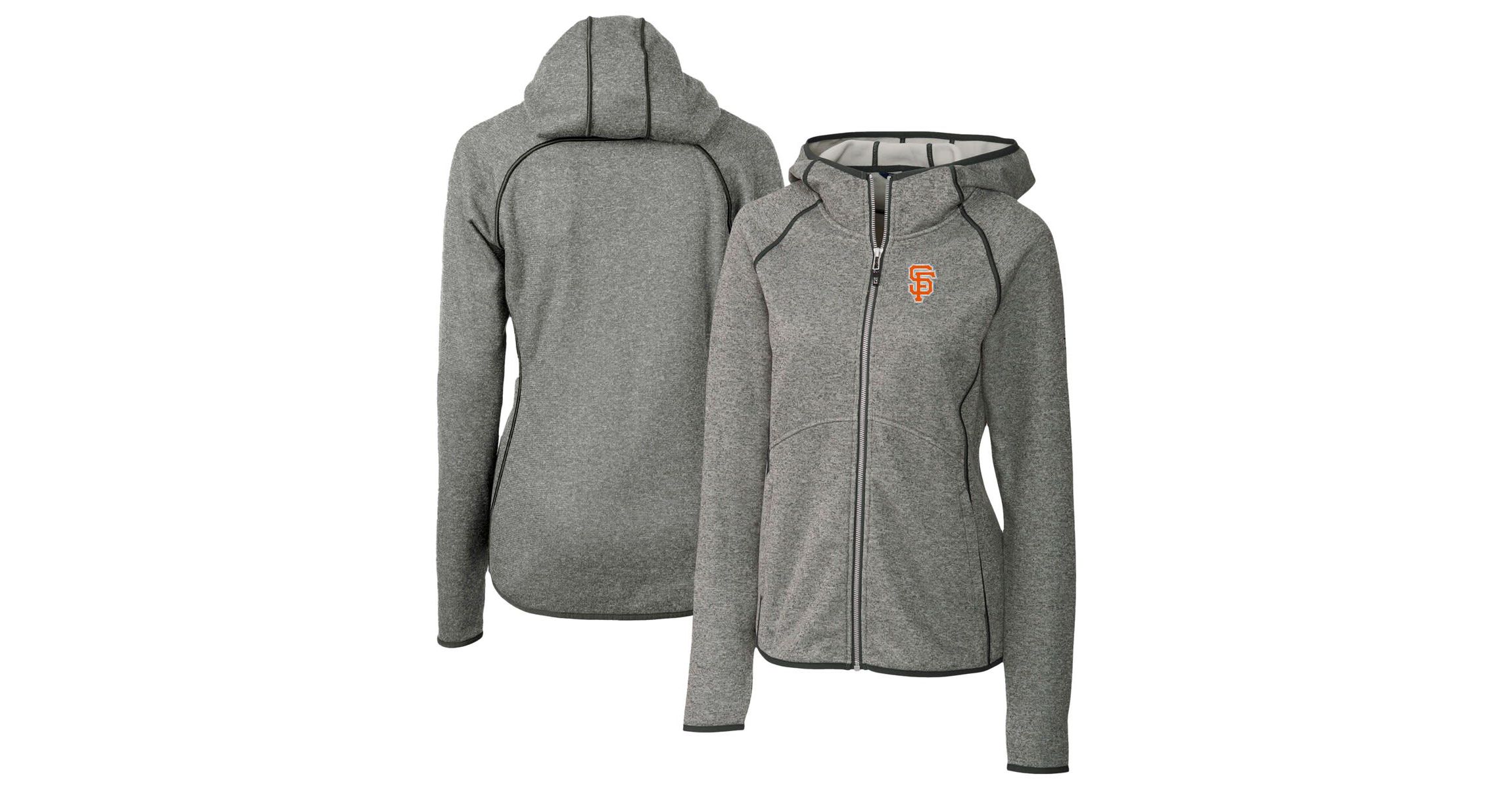 MLB Heather San Francisco Giants City Connect Mainsail Full-Zip Hooded Jacket
