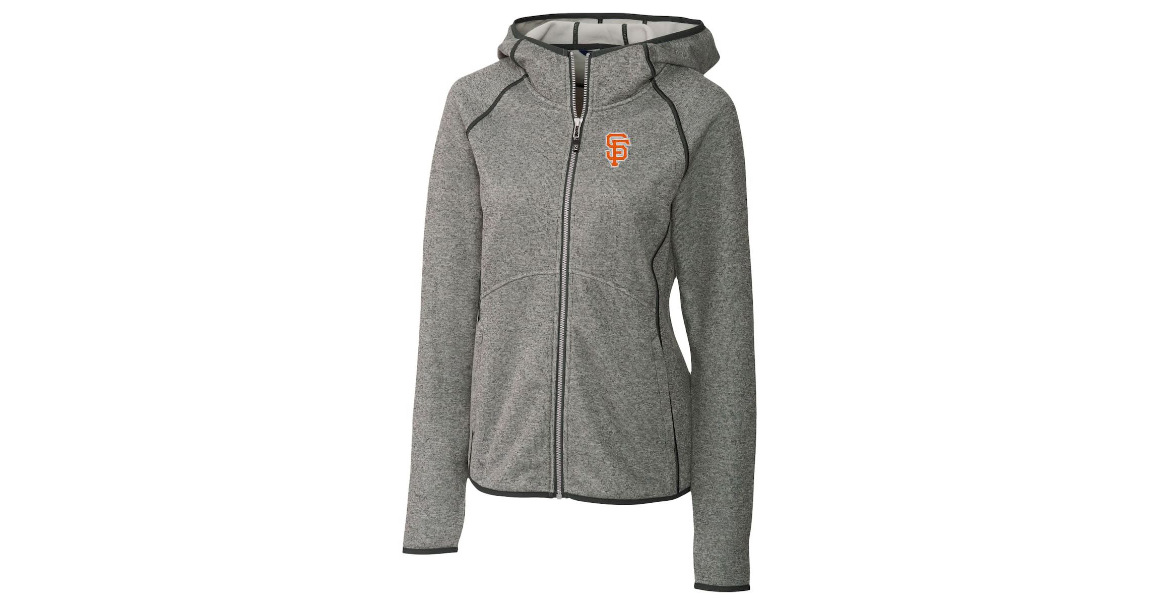 MLB Heather San Francisco Giants City Connect Mainsail Full-Zip Hooded Jacket