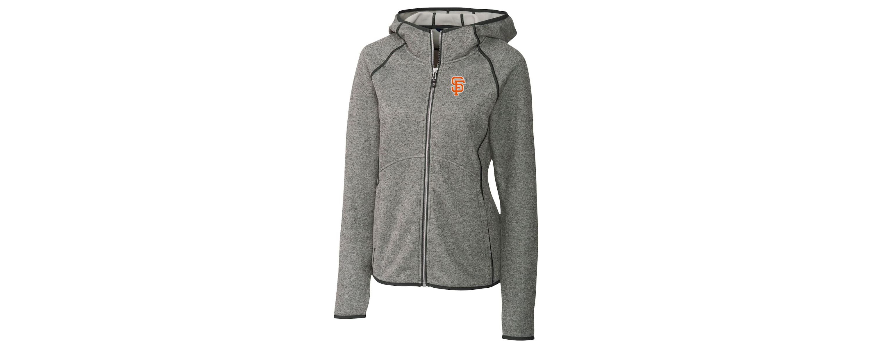 MLB Heather San Francisco Giants City Connect Mainsail Full-Zip Hooded Jacket