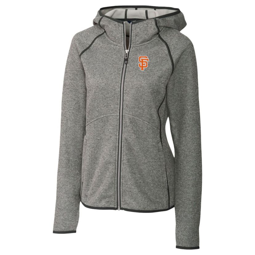 MLB Heather San Francisco Giants City Connect Mainsail Full-Zip Hooded Jacket