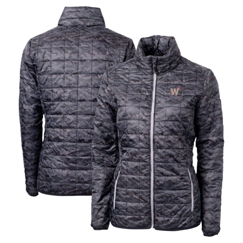 MLB Washington Nationals City Connect Rainier PrimaLoft Eco Insulated Full-Zip Printed Puffer Jacket