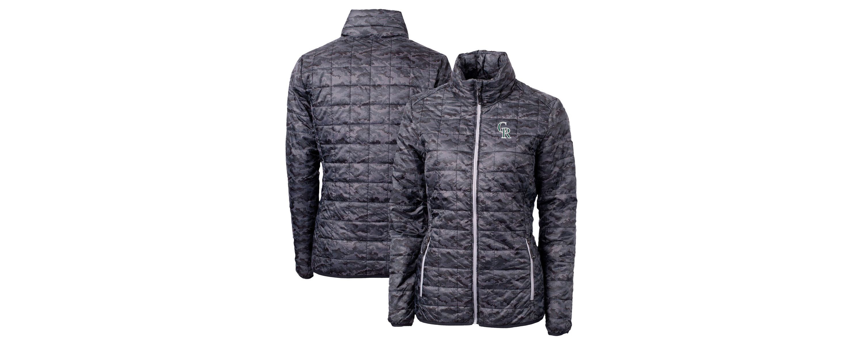 MLB Colorado Rockies City Connect Rainier PrimaLoft Eco Insulated Full-Zip Printed Puffer Jacket