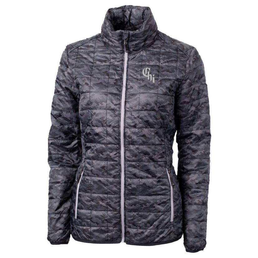 Chicago White Sox MLB Chicago Sox City Connect Rainier PrimaLoft Eco Insulated Full-Zip Printed Puffer Jacket