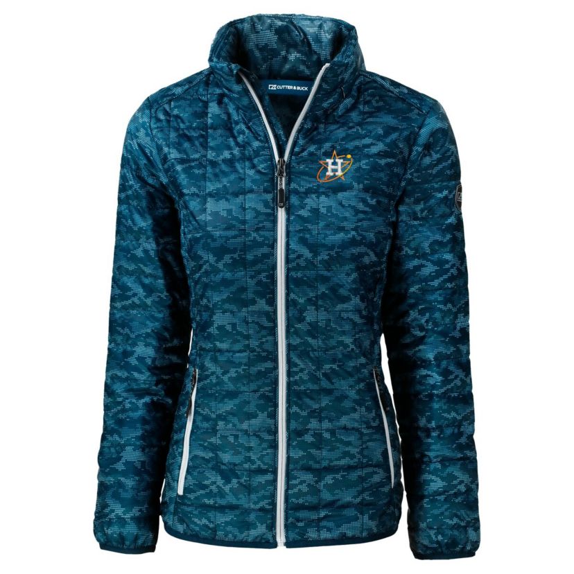 MLB Houston Astros City Connect Rainier PrimaLoft Eco Insulated Full-Zip Printed Puffer Jacket