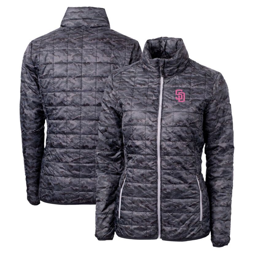 MLB San Diego Padres City Connect Rainier PrimaLoft Eco Insulated Full-Zip Printed Puffer Jacket