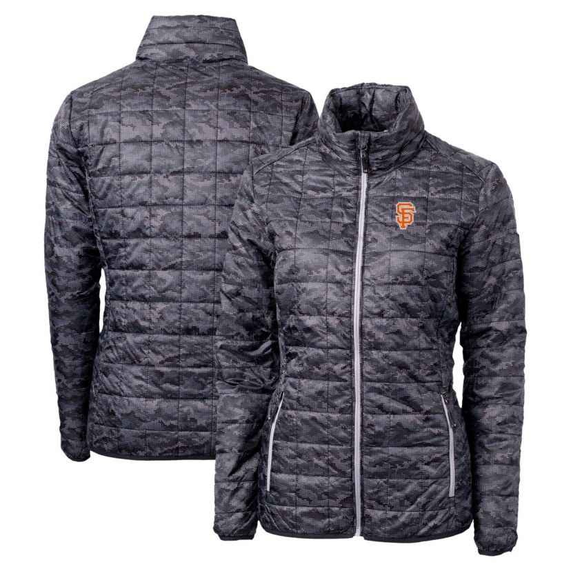 MLB San Francisco Giants City Connect Rainier PrimaLoft Eco Insulated Full-Zip Printed Puffer Jacket