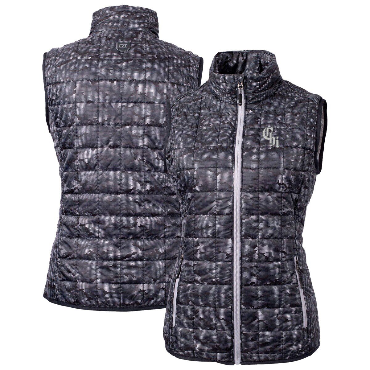 Chicago White Sox MLB Chicago Sox City Connect Rainier PrimaLoft Eco Insulated Full-Zip Printed Puffer Vest