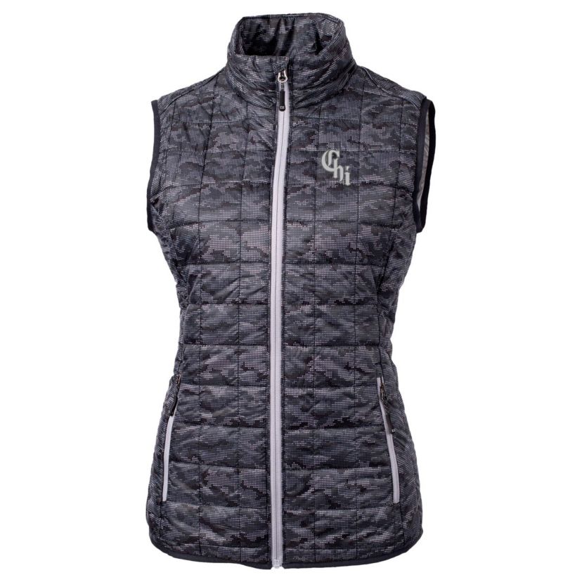 Chicago White Sox MLB Chicago Sox City Connect Rainier PrimaLoft Eco Insulated Full-Zip Printed Puffer Vest