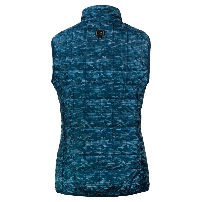 Boston Red Sox MLB Boston Sox City Connect Rainier PrimaLoft Eco Insulated Full-Zip Printed Puffer Vest