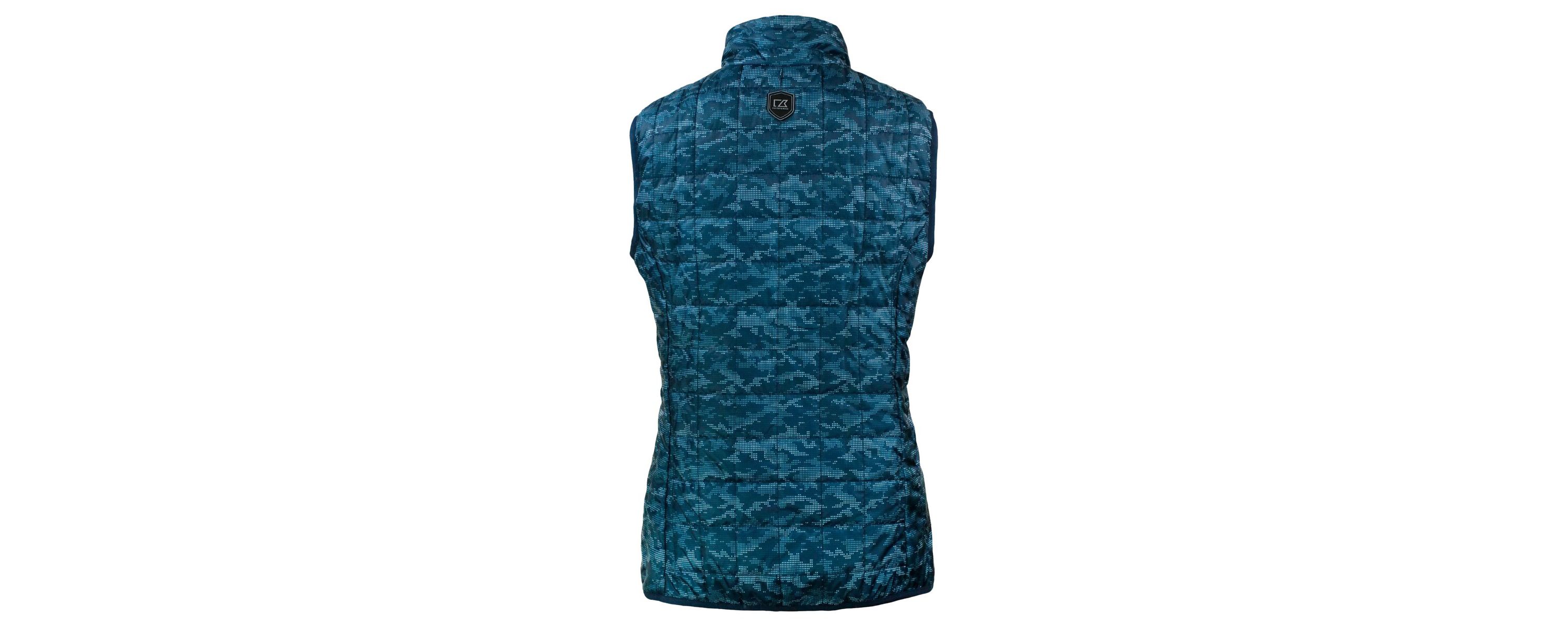MLB Milwaukee Brewers City Connect Rainier PrimaLoft Eco Insulated Full-Zip Printed Puffer Vest