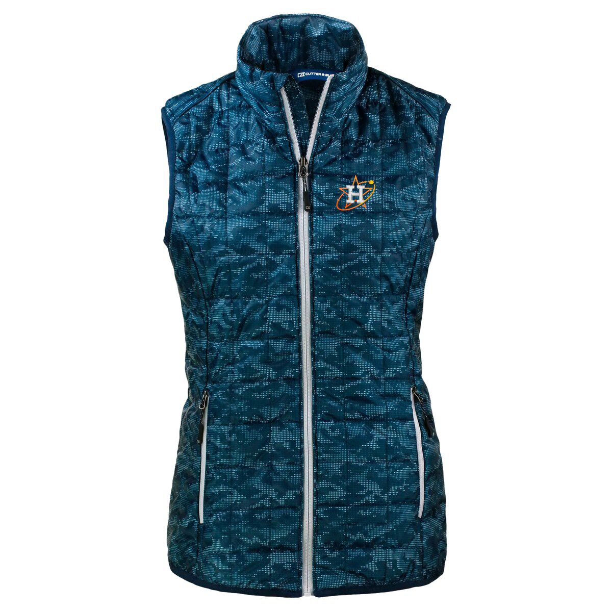 MLB Houston Astros City Connect Rainier PrimaLoft Eco Insulated Full-Zip Printed Puffer Vest