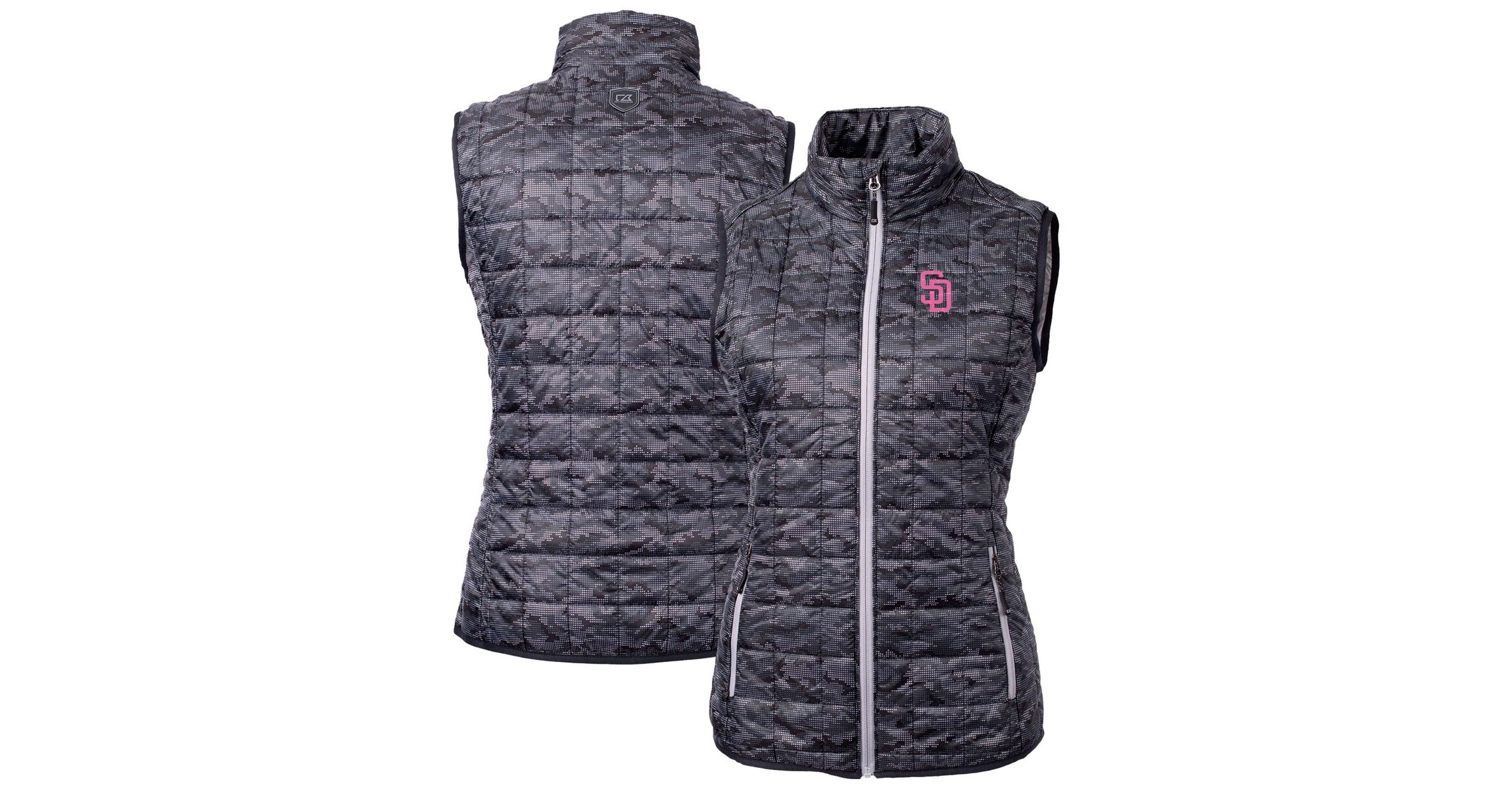 MLB San Diego Padres City Connect Rainier PrimaLoft Eco Insulated Full-Zip Printed Puffer Vest