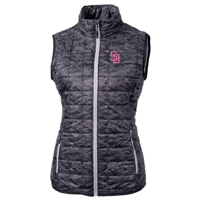 MLB San Diego Padres City Connect Rainier PrimaLoft Eco Insulated Full-Zip Printed Puffer Vest