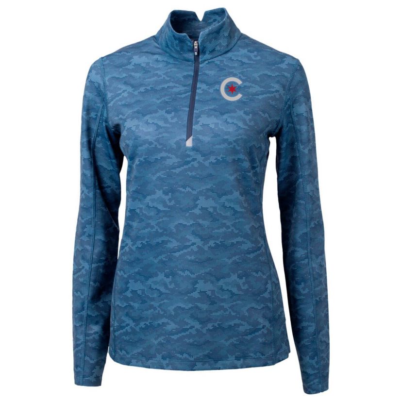 MLB Chicago Cubs City Connect Traverse Stretch Quarter-Zip Pullover Top