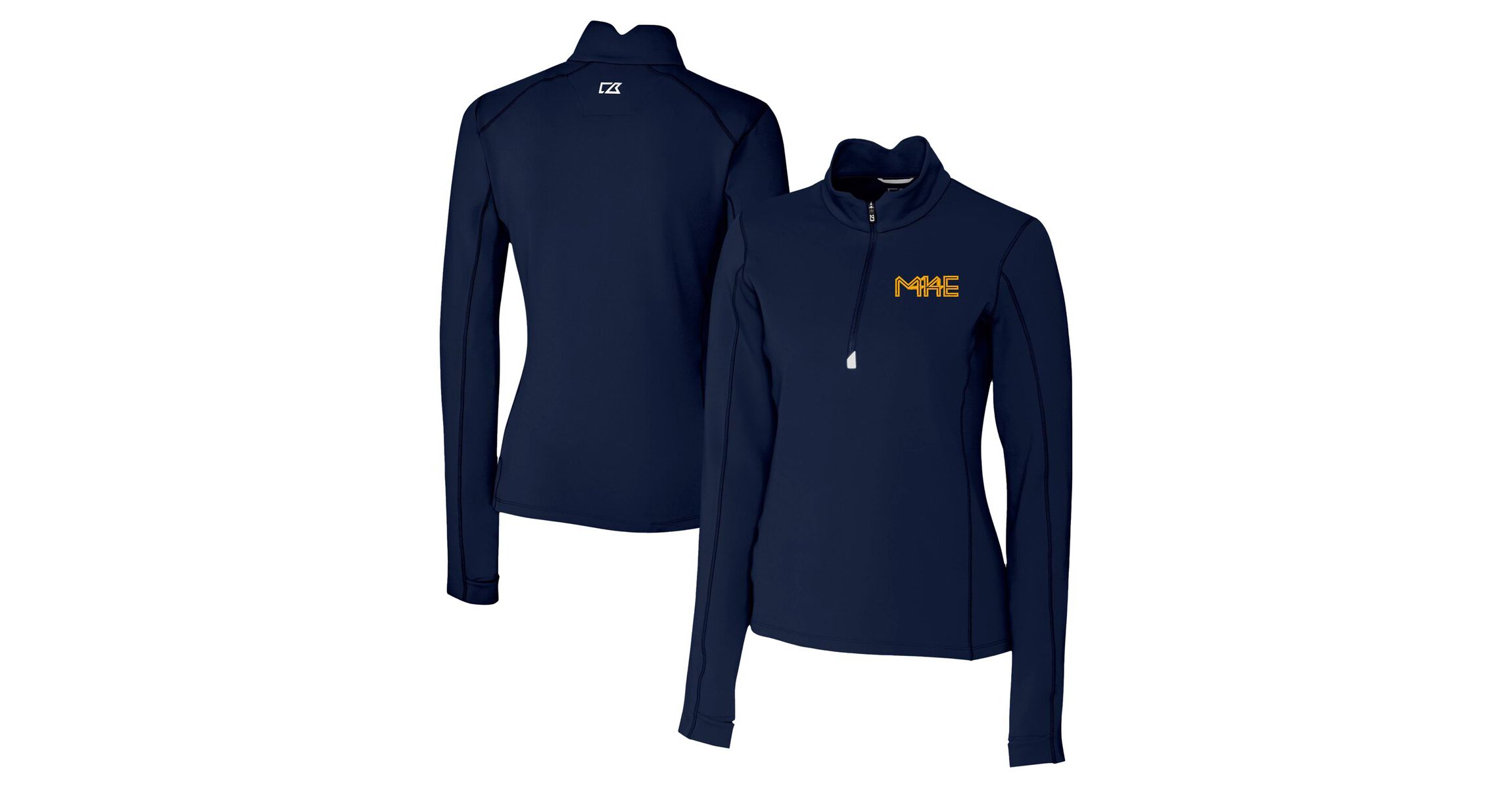 MLB Milwaukee Brewers City Connect Traverse Stretch Quarter-Zip Pullover Top