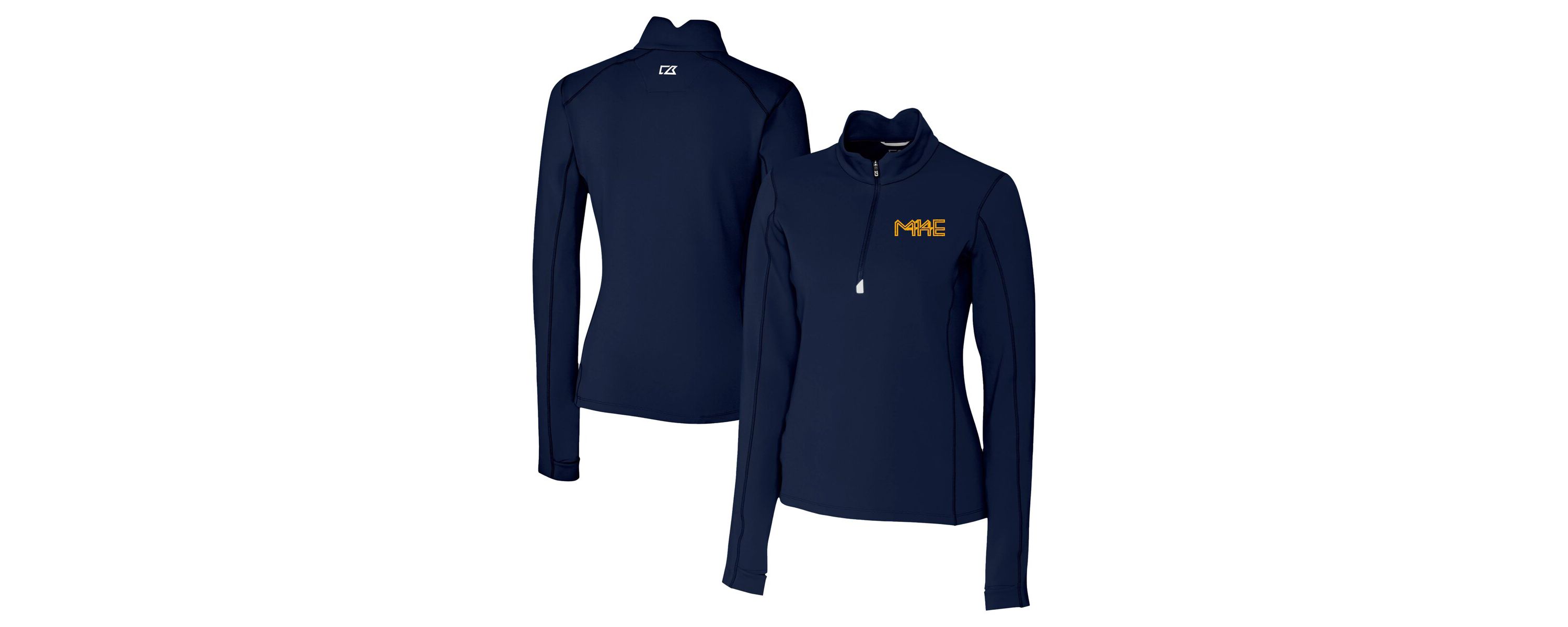 MLB Milwaukee Brewers City Connect Traverse Stretch Quarter-Zip Pullover Top