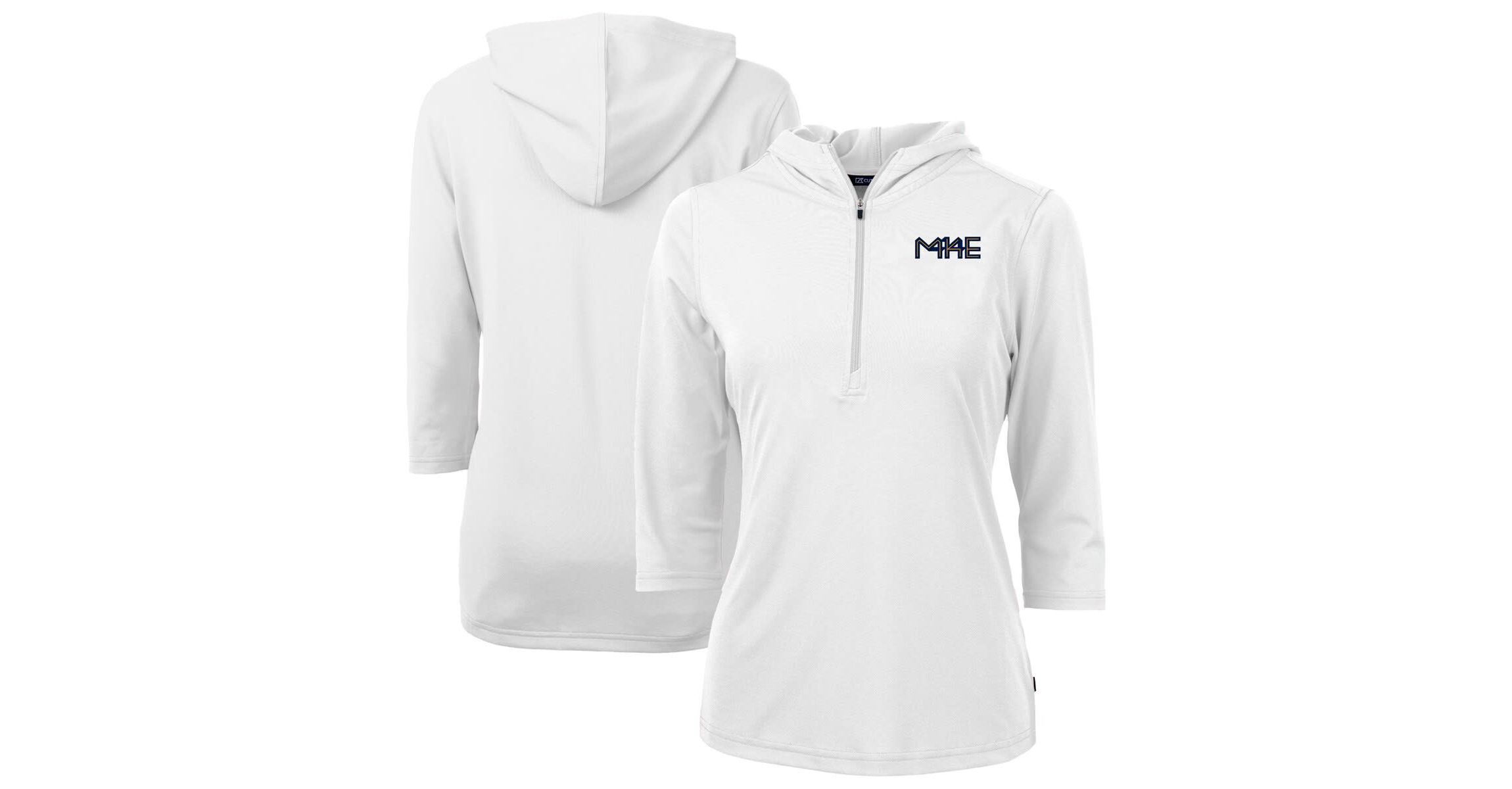 MLB Milwaukee Brewers City Connect Virtue Eco Pique Recycled Half-Zip Pullover Hoodie