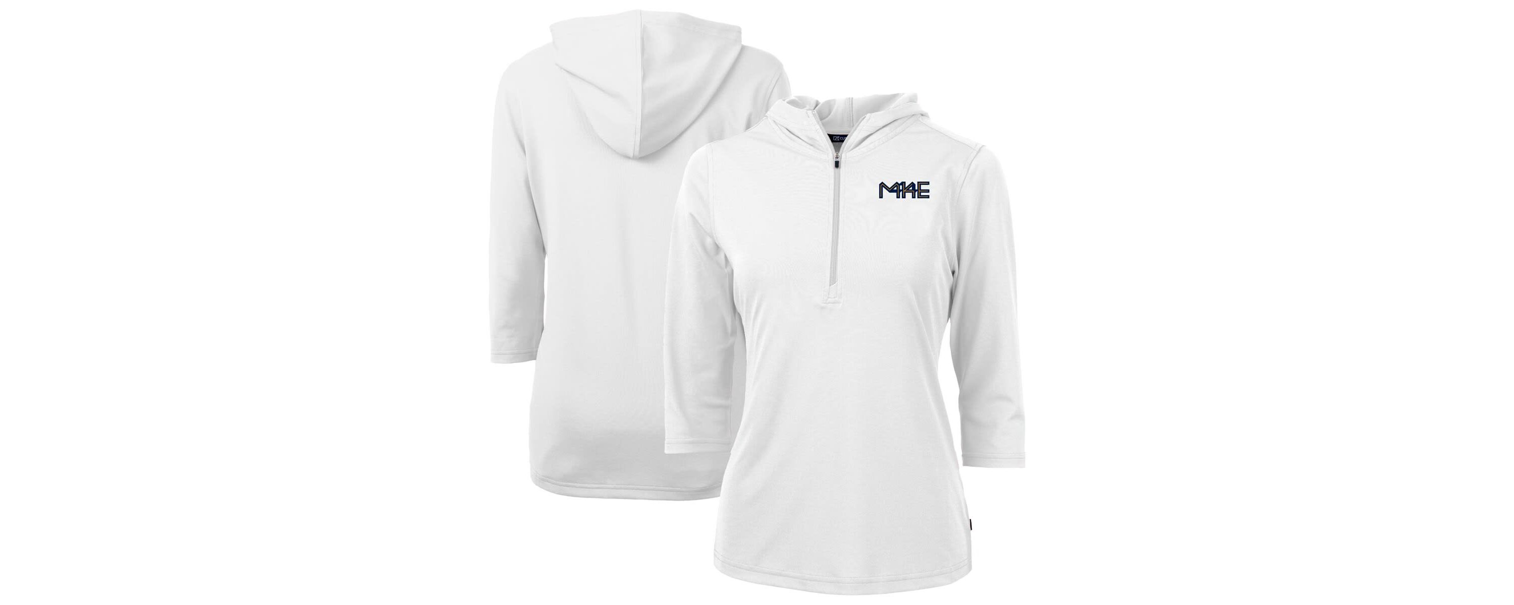 MLB Milwaukee Brewers City Connect Virtue Eco Pique Recycled Half-Zip Pullover Hoodie