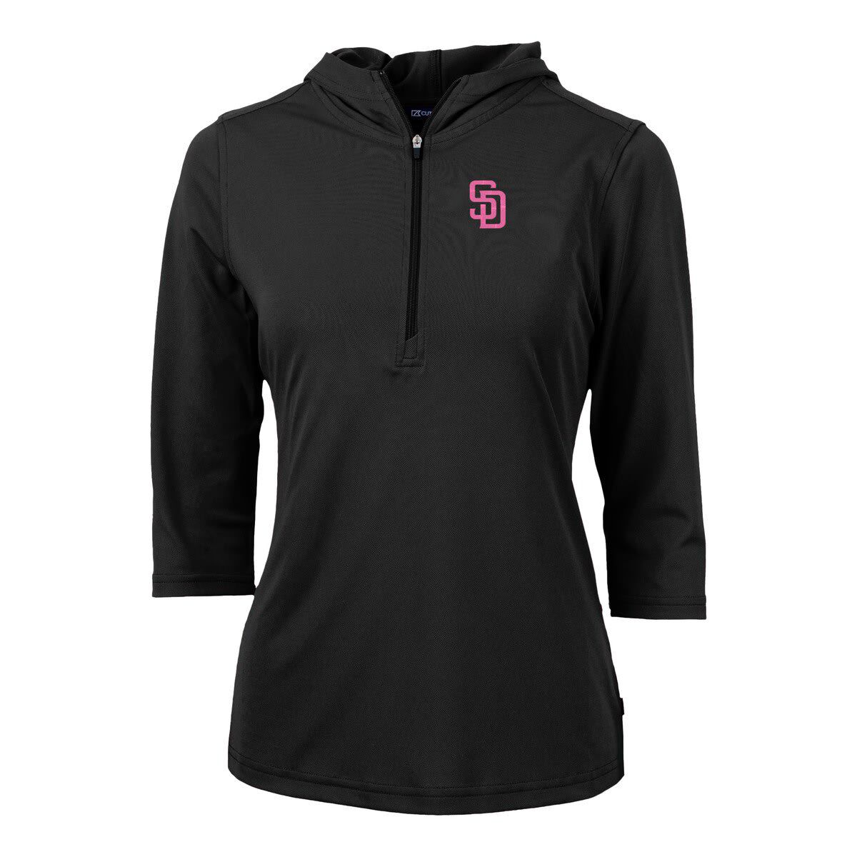 MLB San Diego Padres City Connect Virtue Eco Pique Recycled Half-Zip Pullover Hoodie
