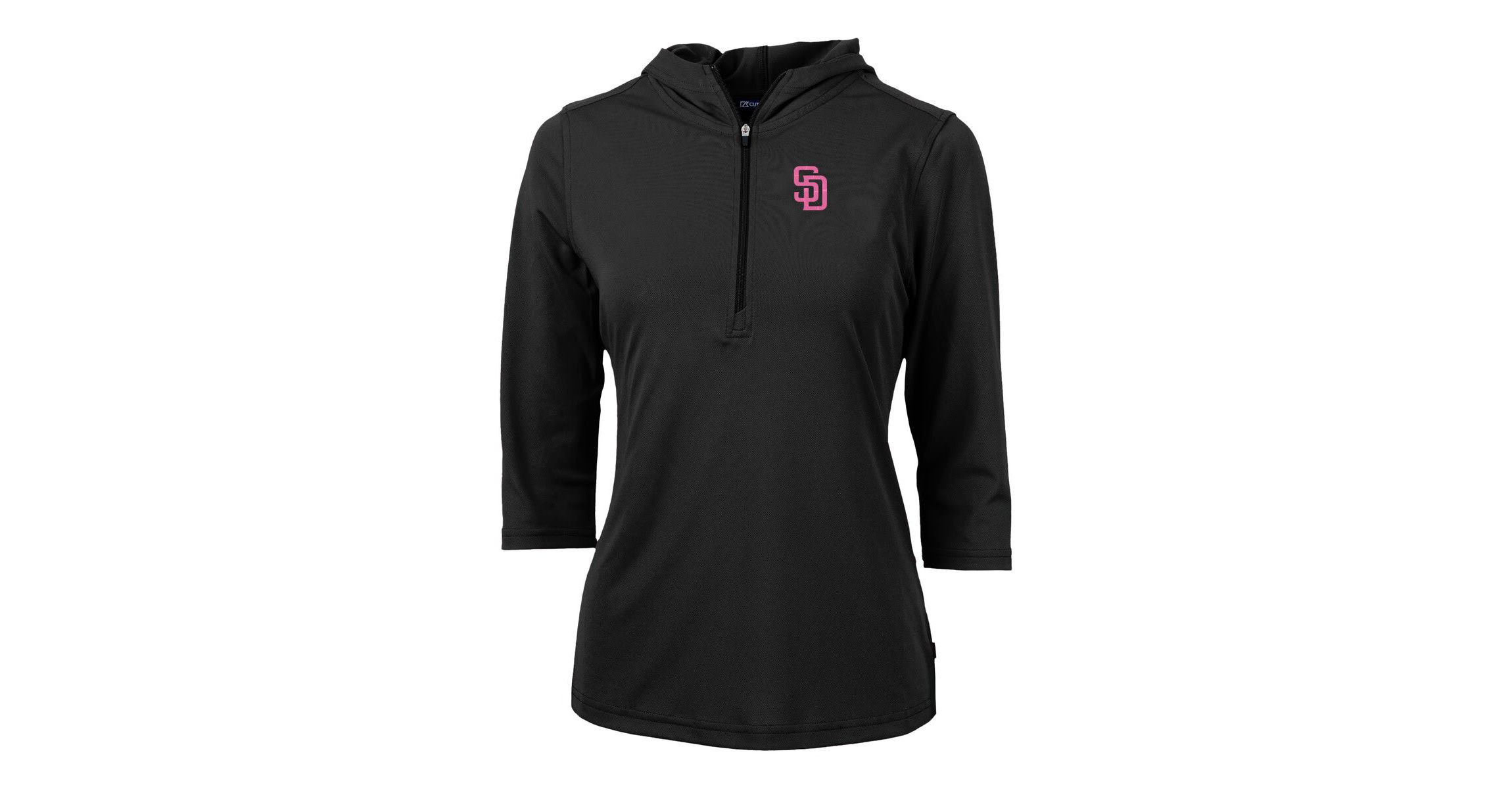 MLB San Diego Padres City Connect Virtue Eco Pique Recycled Half-Zip Pullover Hoodie