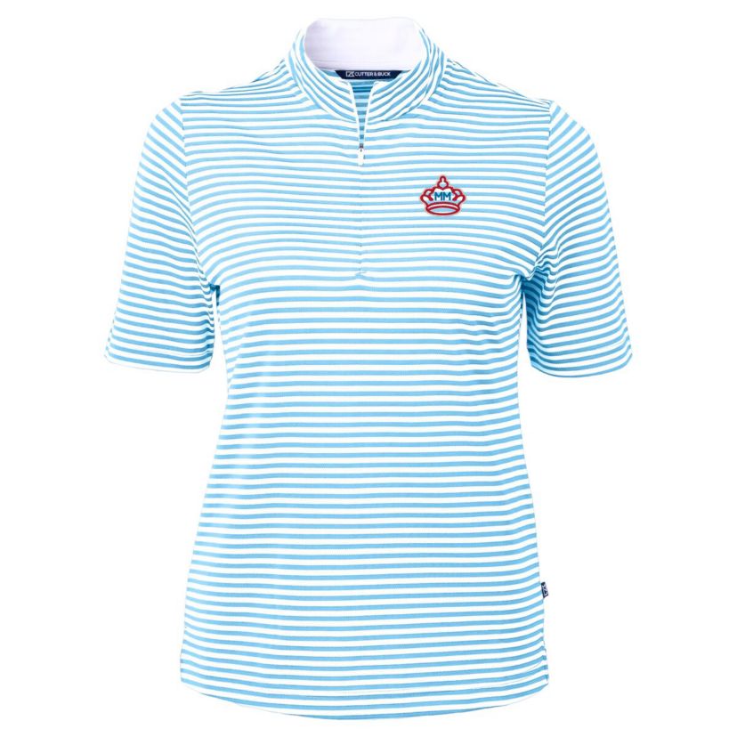 MLB Powder Miami Marlins City Connect Virtue Eco Pique Stripe Recycled Top