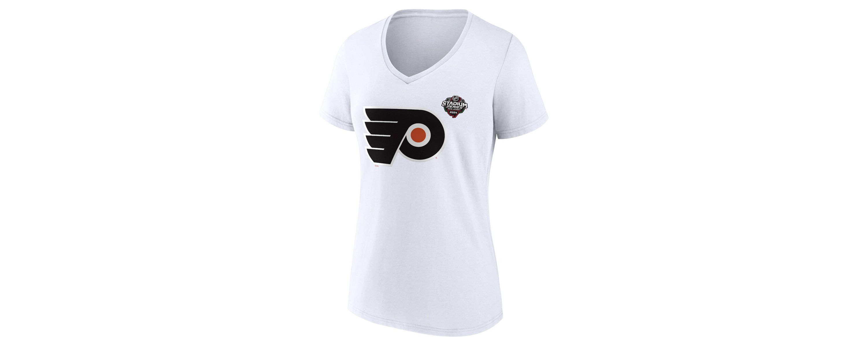 NHL Fanatics Philadelphia Flyers 2024 NHL Stadium Series Logo V-Neck T-shirt