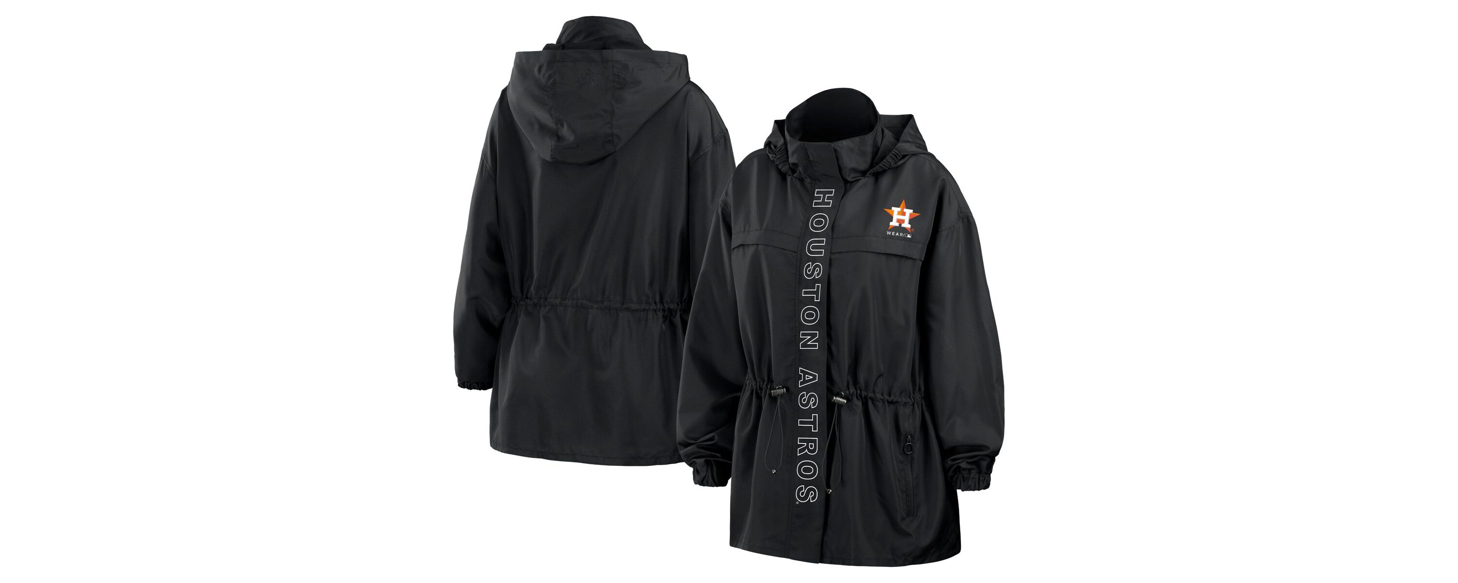 MLB Houston Astros Full-Zip Windbreaker Hoodie Jacket