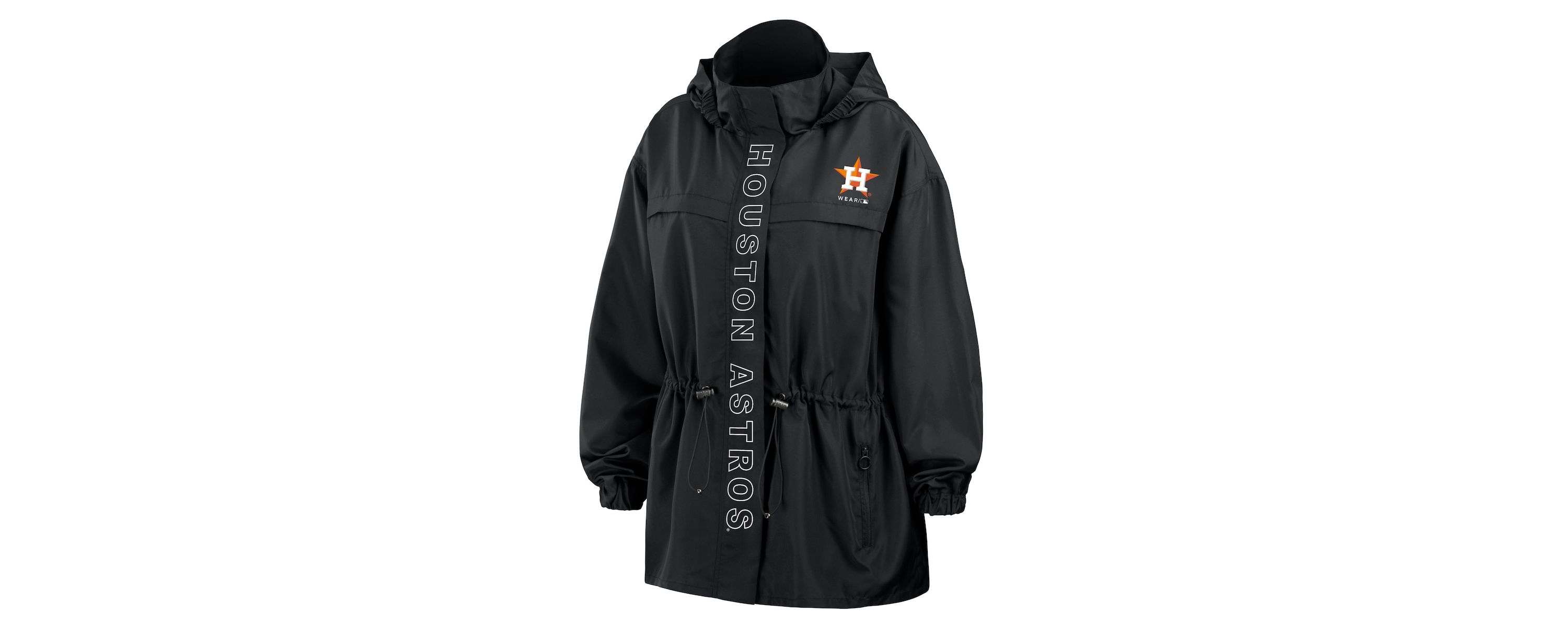 MLB Houston Astros Full-Zip Windbreaker Hoodie Jacket