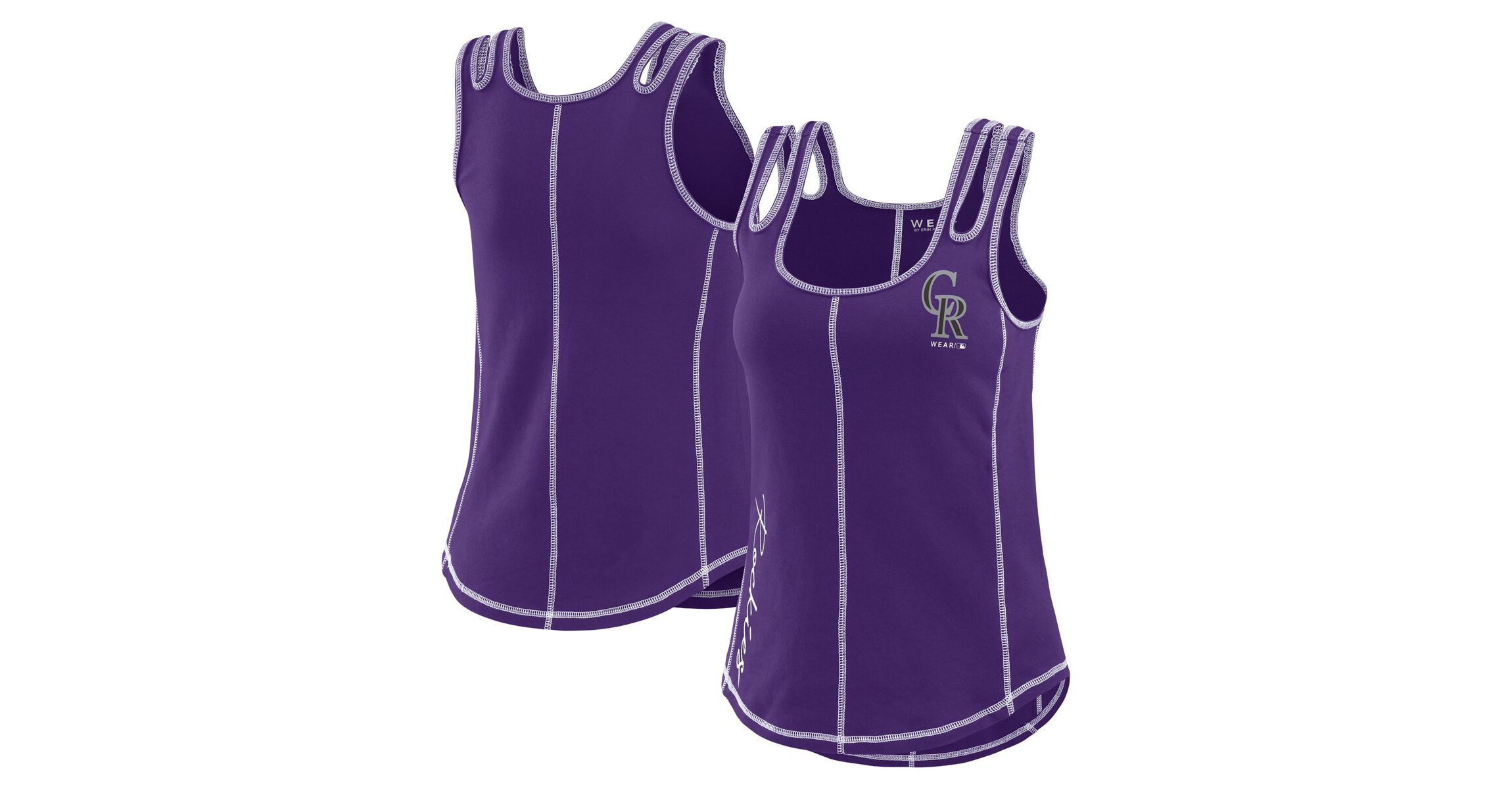 MLB Colorado Rockies Contrast Stitch Tank Top