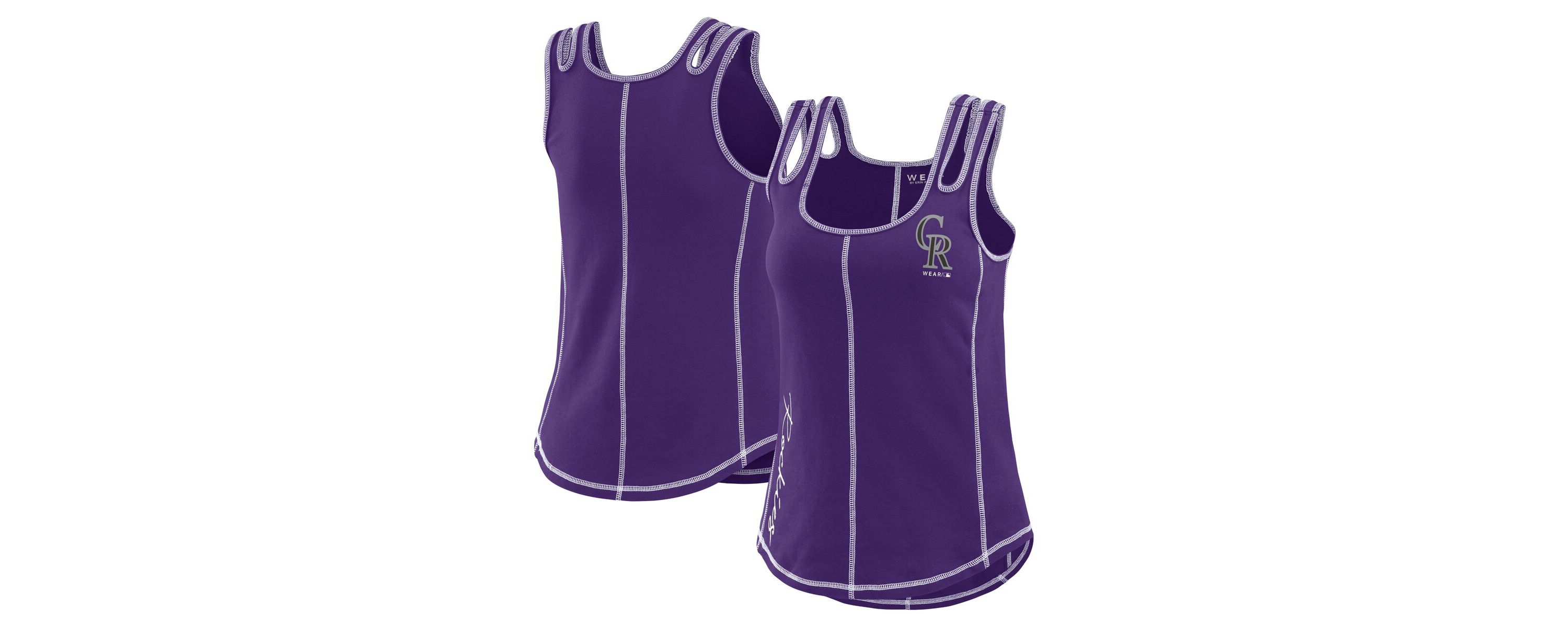 MLB Colorado Rockies Contrast Stitch Tank Top
