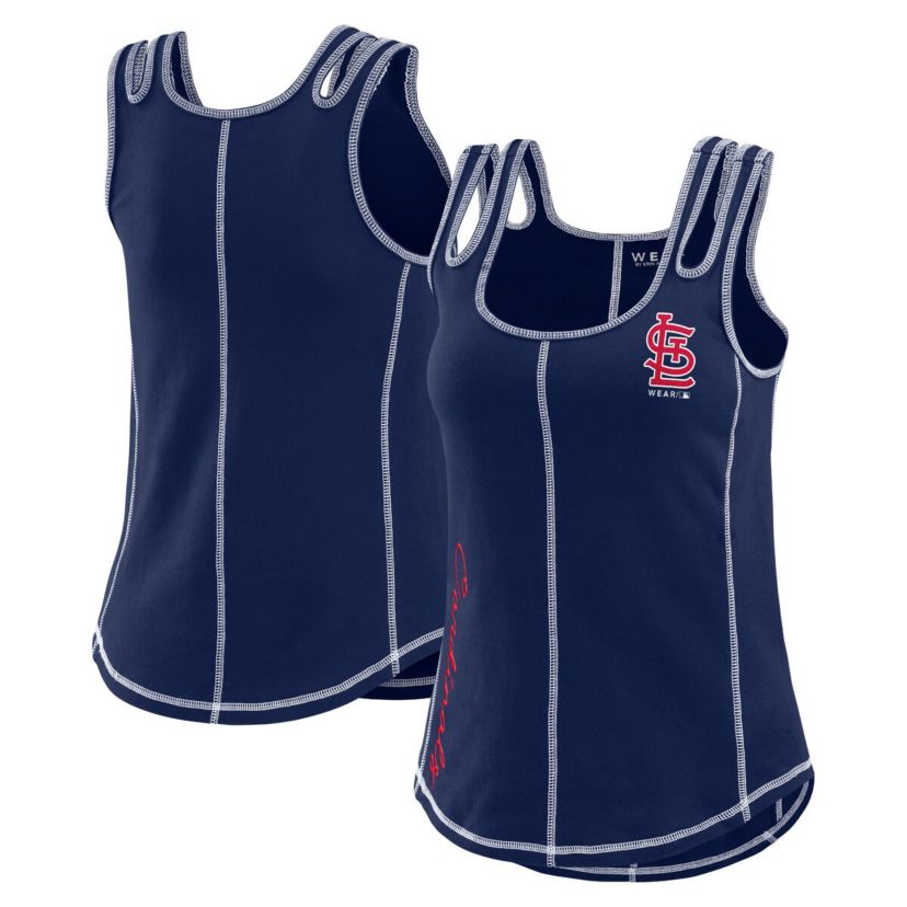 MLB St. Louis Cardinals Contrast Stitch Tank Top