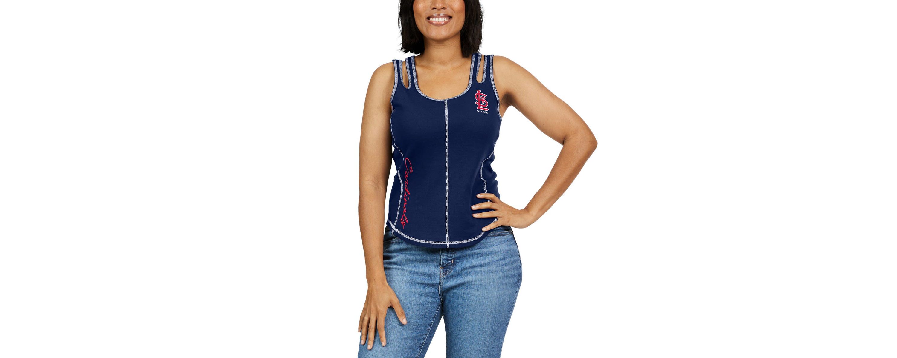 MLB St. Louis Cardinals Contrast Stitch Tank Top