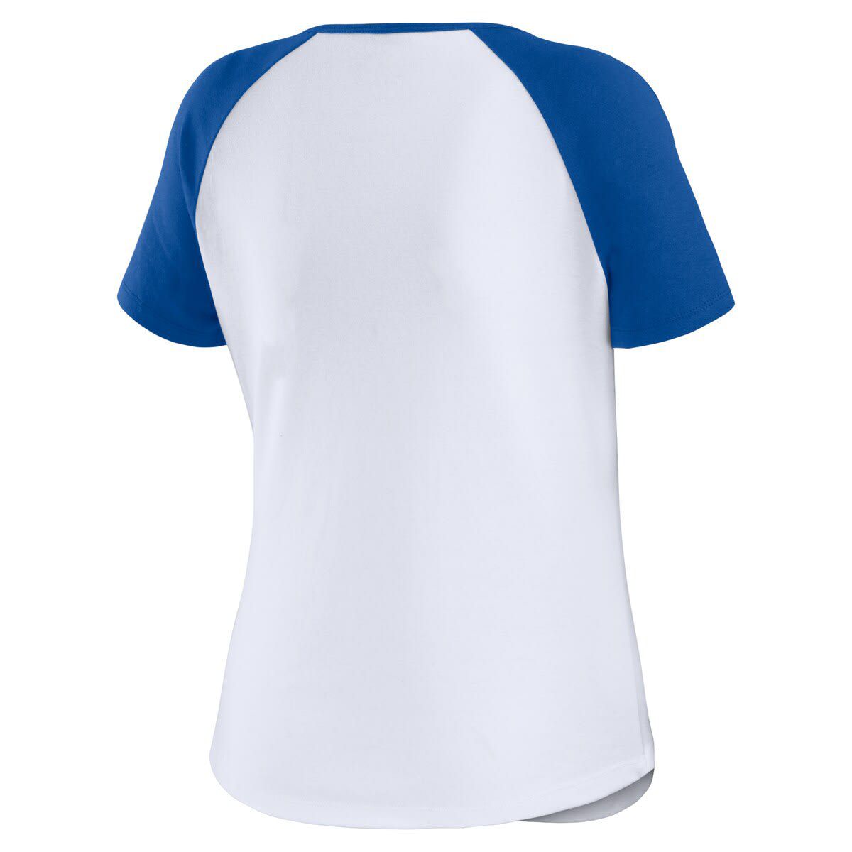 MLB Los Angeles Dodgers Fitted Henley Raglan T-Shirt