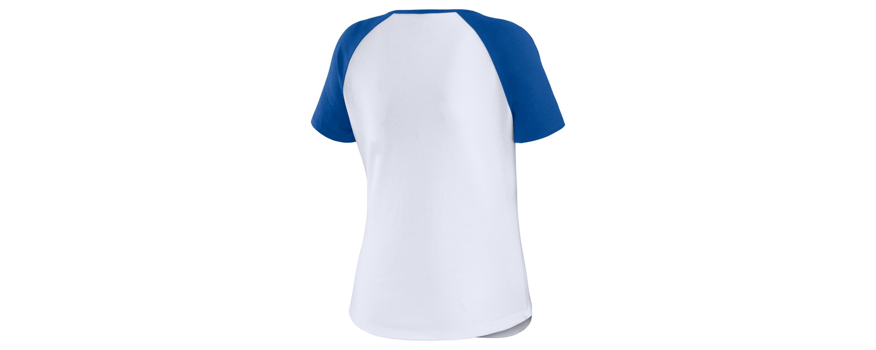 MLB Los Angeles Dodgers Fitted Henley Raglan T-Shirt