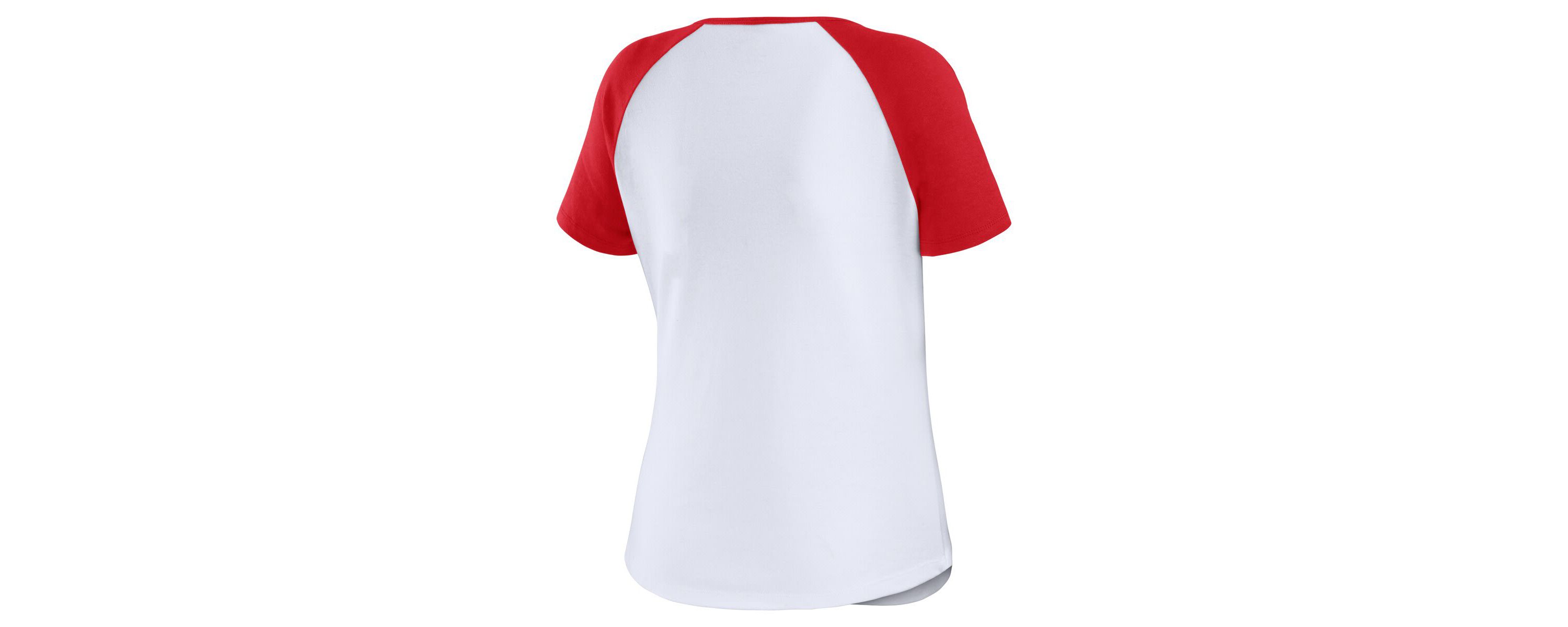 MLB St. Louis Cardinals Fitted Henley Raglan T-Shirt