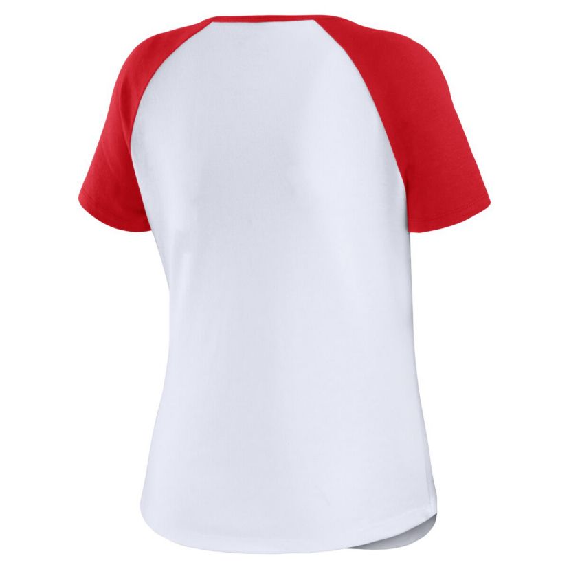 MLB St. Louis Cardinals Fitted Henley Raglan T-Shirt