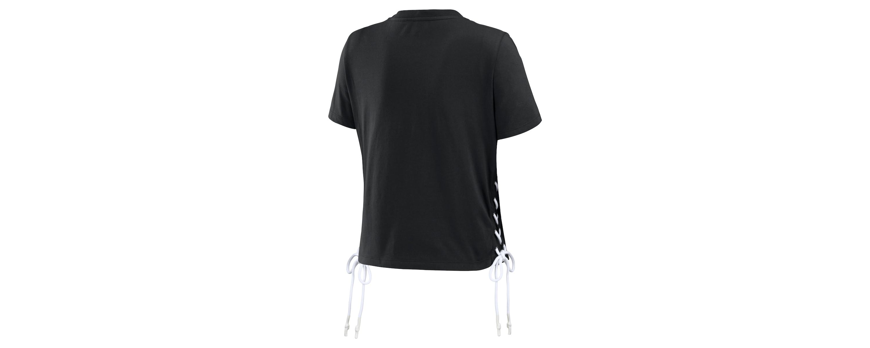MLB San Francisco Giants Side Lace-Up Cropped T-Shirt