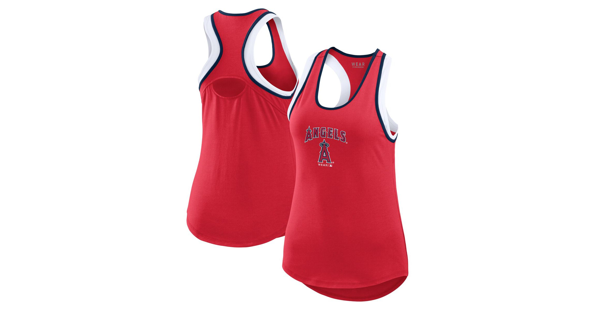 MLB Los Angeles Angels Colorblock Racerback Tank Top